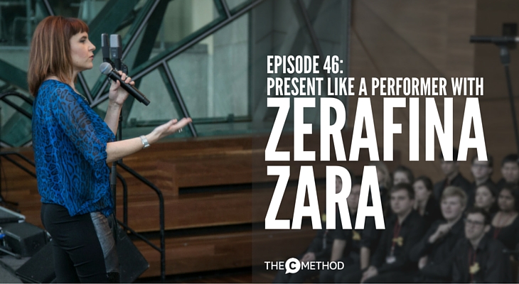 Christina Canters - Stand Out Get Noticed Podcast - Present Like A Performer with Zerafina Zara [Episode 46]